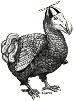 Capclave Dodo Bird Mascot