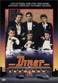 DVD cover for the film 'Diner'