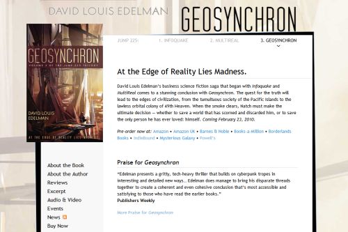 Geosynchron Website Screen Cap