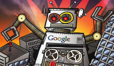 Google Is a Giant Robot illustration