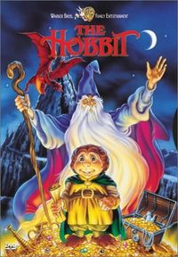 DVD cover for Rankin-Bass version of The Hobbit
