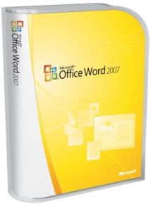 Microsoft Office Word 2007 box