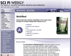 Paul Di Filippo's review of "MultiReal" on the SciFi.com website.