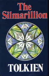 UK book cover of J.R.R.Tolkien's 'The Silmarillion'