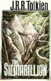 Hardback cover of J.R.R. Tolkien's 'The Silmarillion'