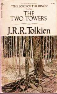 Book cover for J.R.R. Tolkien's The Two Towers