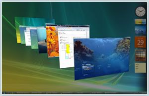 Windows Vista 3D flip